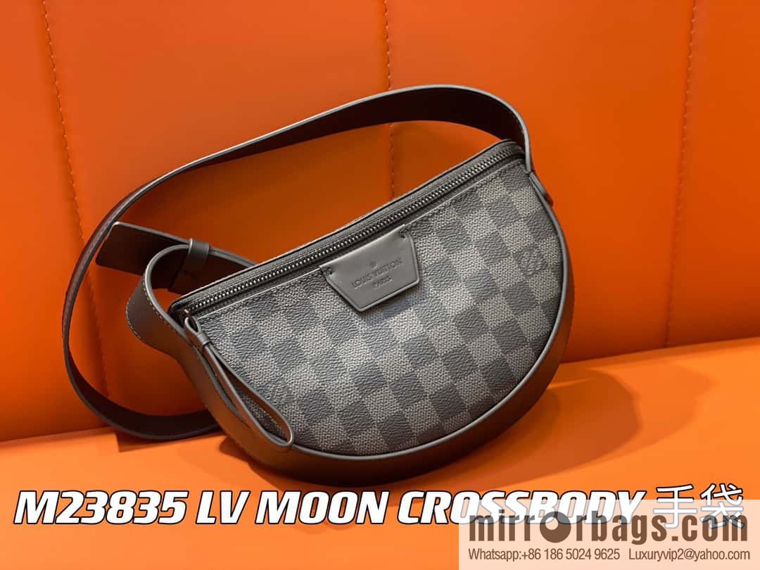 [Boutique‑grade] M23835 Haige, men's bag moon bag series, new LV MOON CROSSBODY handbag in autumn and winter