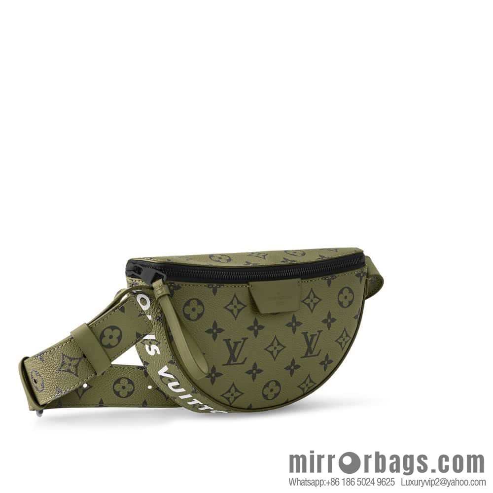 [Boutique‑grade] M23838 green, men's bag moon bag series LV MOON CROSSBODY handbag M23838 green flower