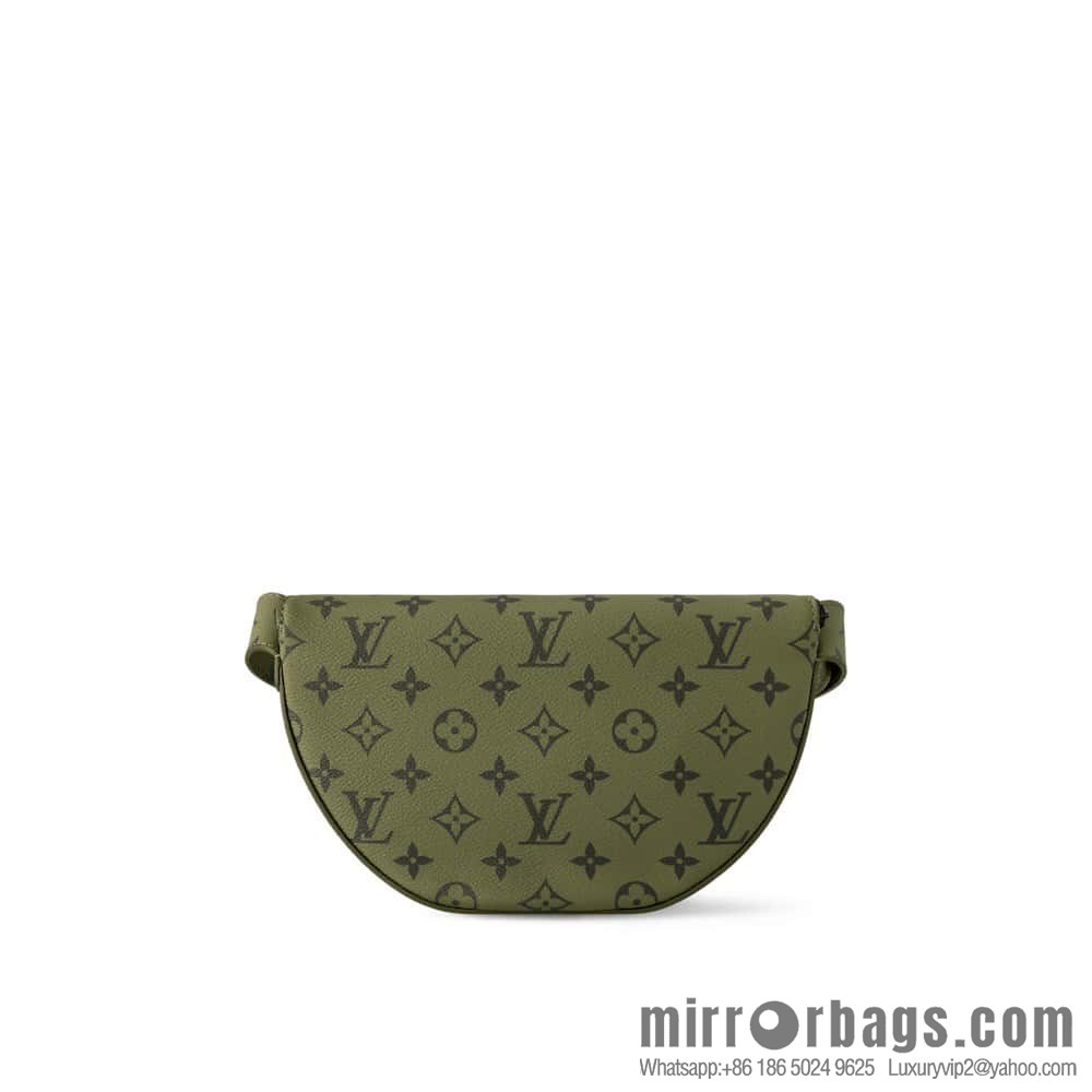 [Boutique‑grade] M23838 green, men's bag moon bag series LV MOON CROSSBODY handbag M23838 green flower