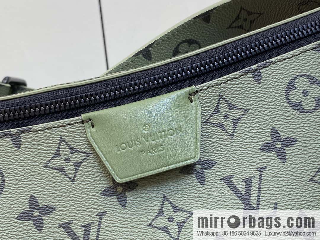 [Boutique‑grade] M23838 green, men's bag moon bag series LV MOON CROSSBODY handbag M23838 green flower