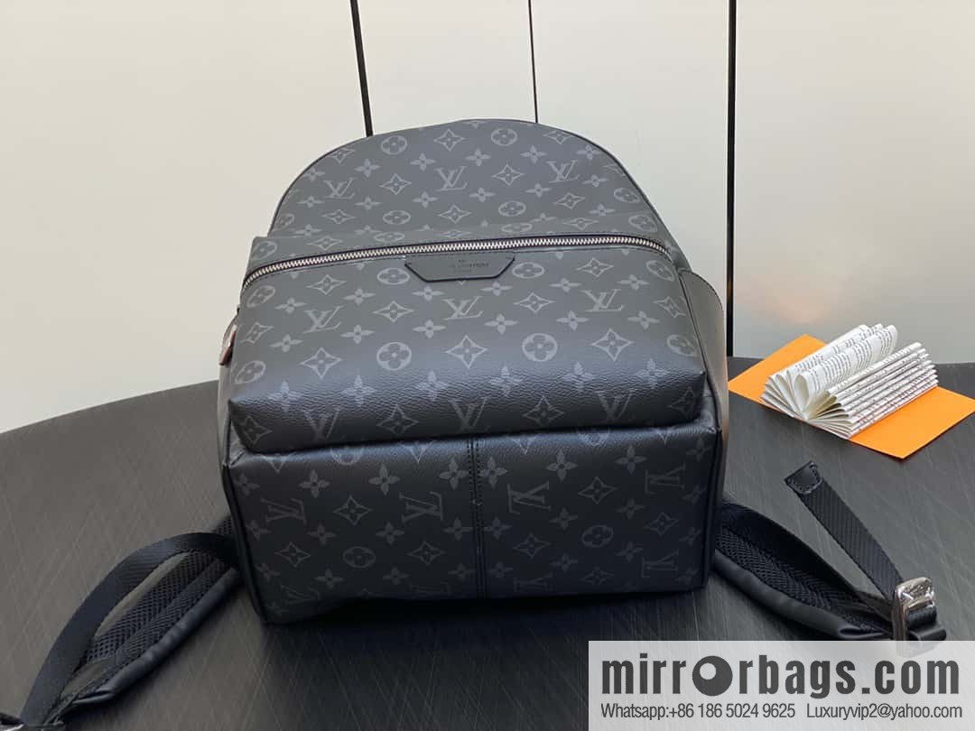 [Boutique‑grade] M22558 black flower backpack series M22558 M46553 monogram black leather DISCOVERY backpack