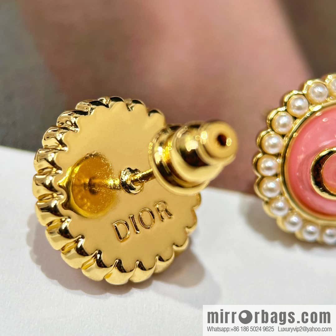 New ☑️ DIOR CD pearl earrings stud earrings