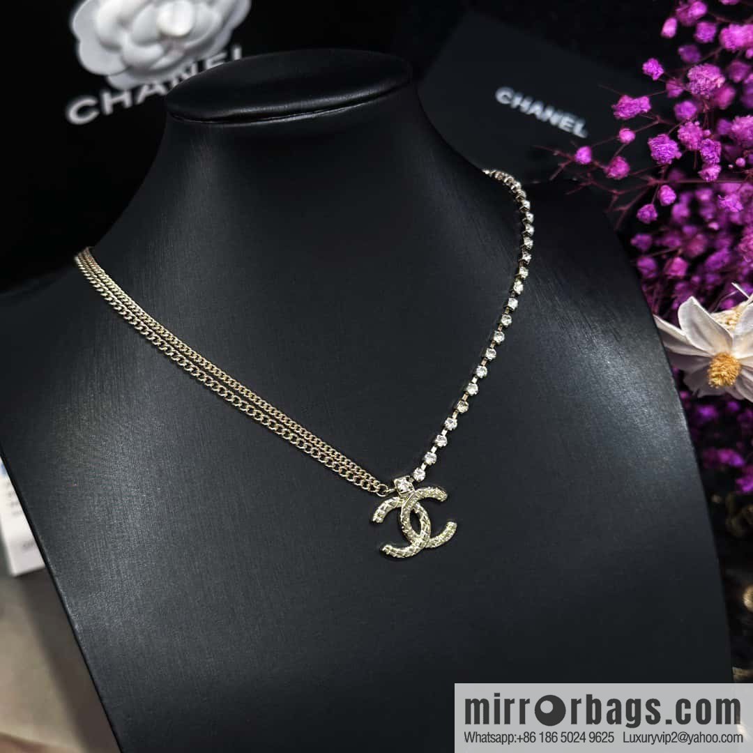 ❗️New ❗️☀️ New ☑️ Chanel Double Double C Diamond Necklace ☀️