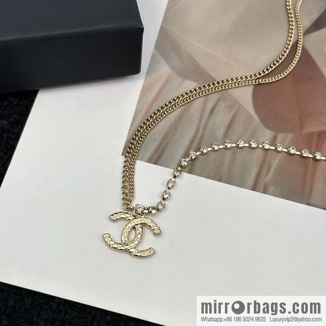 ❗️New ❗️☀️ New ☑️ Chanel Double Double C Diamond Necklace ☀️
