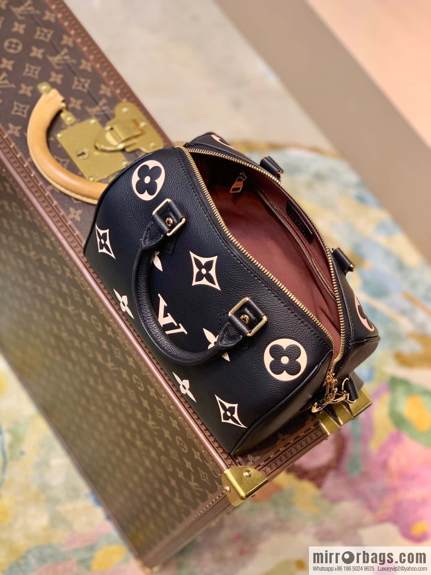 LV M46136 SPEEDY BANDOULIZRE 25 BAG Speedy Bandoulière 25 handbag M58947 black