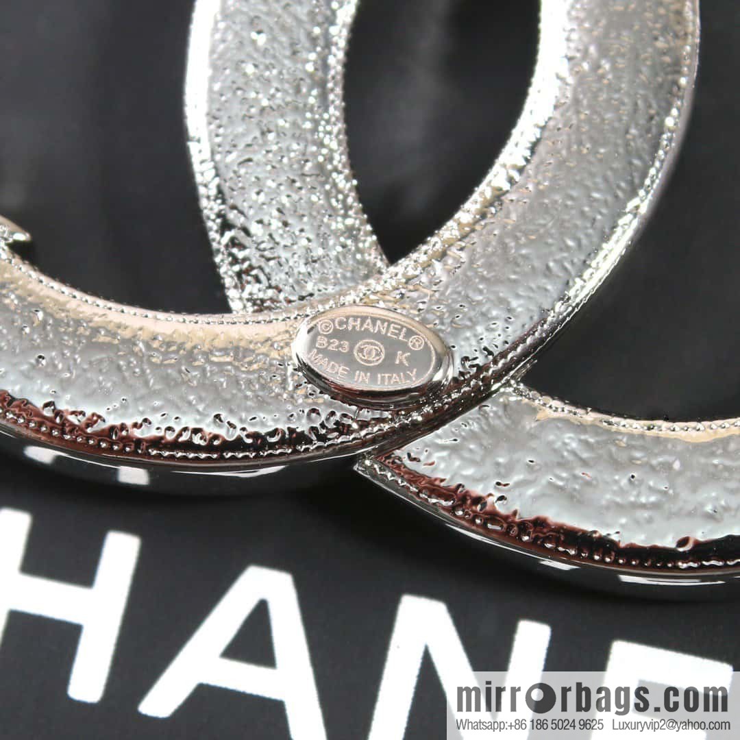 ☀️New ☑️ Chanel Double C Pentagram ⭐ Stars Full Diamond Brooch ☀️