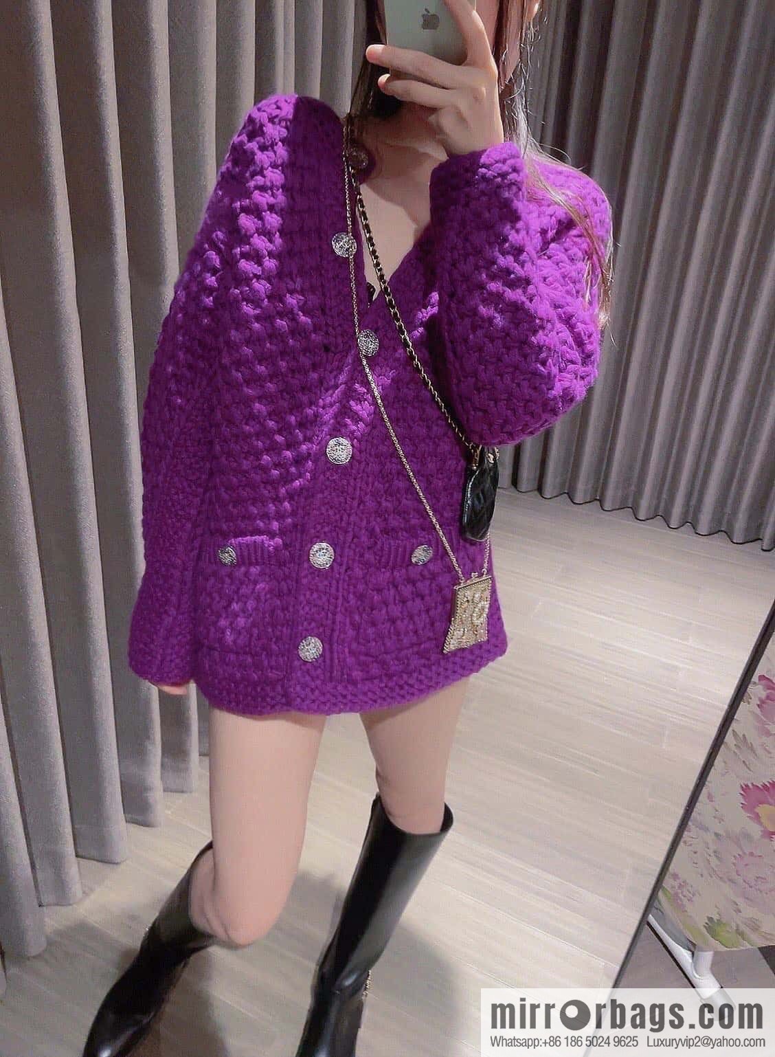❗️New ❗️ ☀☀️ 2021 new Chanel earphone bag messenger bag necklace sweater chain ☀