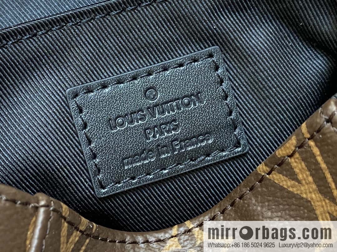 [Premium‑quality] M82769 monogram men's bag mini backpack series, autumn and winter new NANO CHRISTOPHER handbag Christopher backpack M82769 cover backpack satchel mini backpack satchel