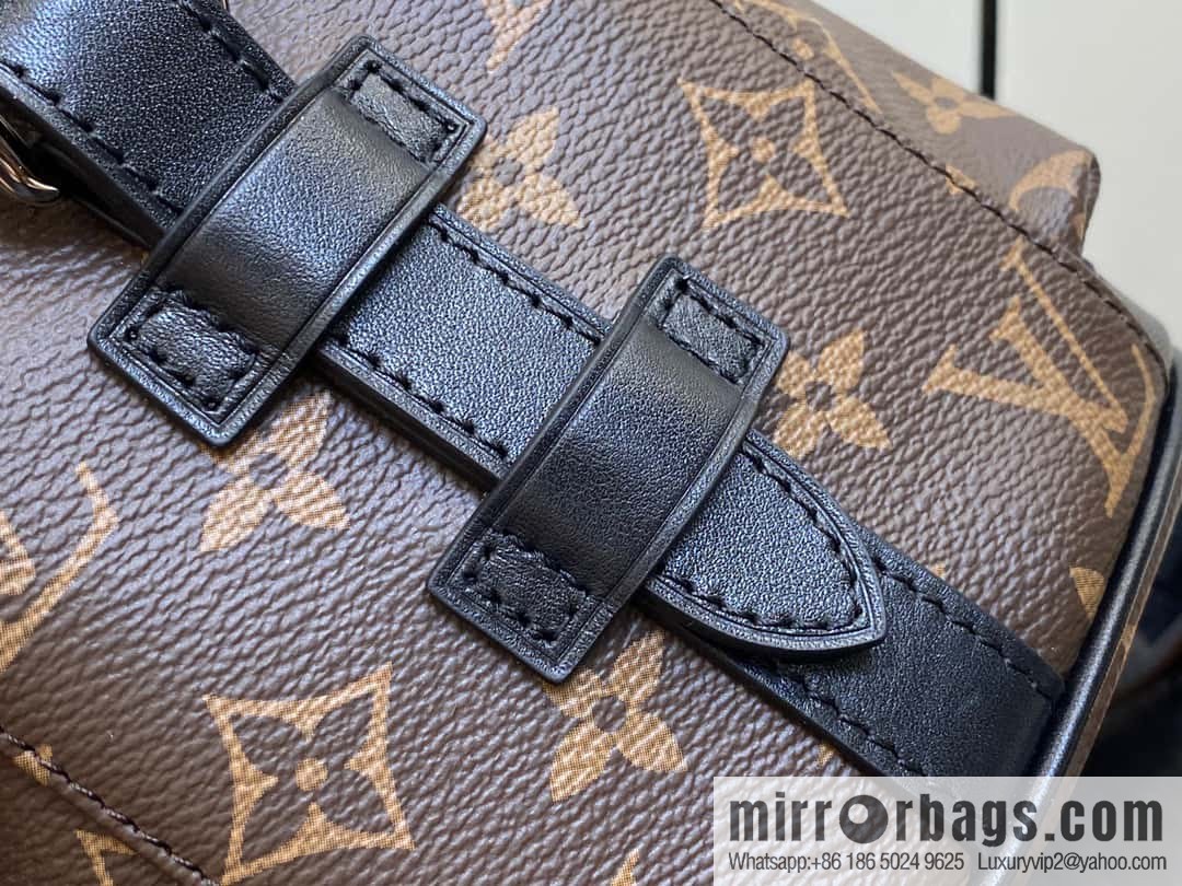 [Premium‑quality] M82769 monogram men's bag mini backpack series, autumn and winter new NANO CHRISTOPHER handbag Christopher backpack M82769 cover backpack satchel mini backpack satchel