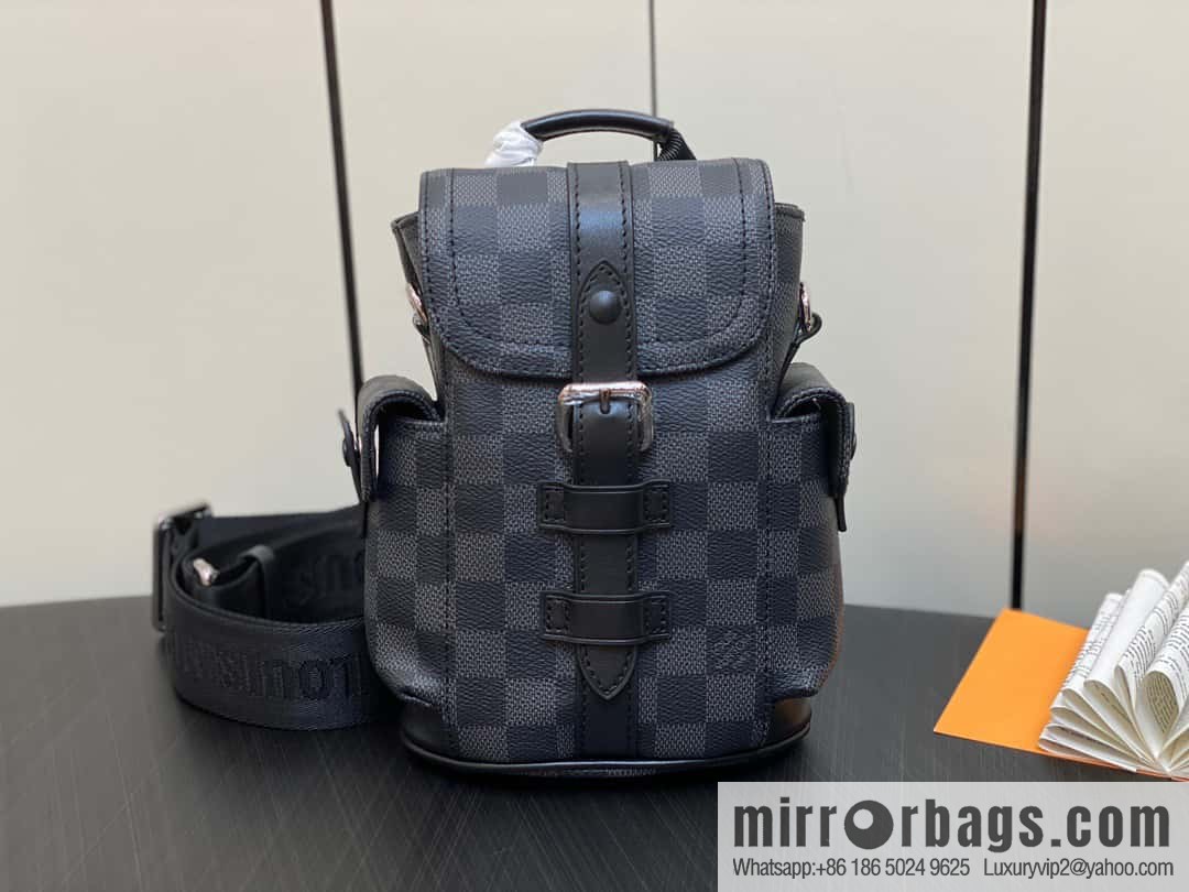 [Boutique‑grade] M82769 Haige, men's bag mini backpack series, autumn and winter new NANO CHRISTOPHER handbag Christopher backpack M82769