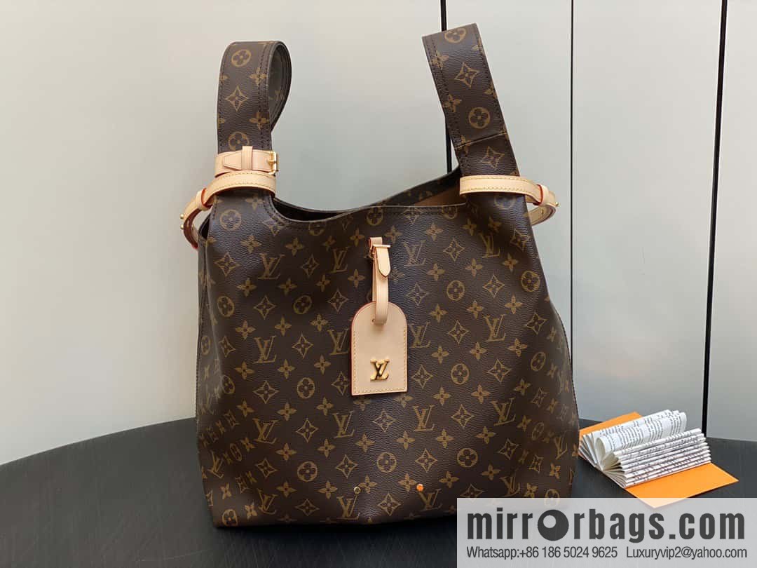 [Premium‑quality] M46817 monogram shopping bag series, new ATLANTIS large handbag in autumn and winter