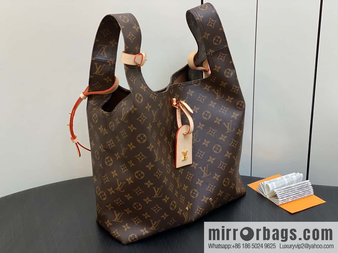 [Premium‑quality] M46817 monogram shopping bag series, new ATLANTIS large handbag in autumn and winter
