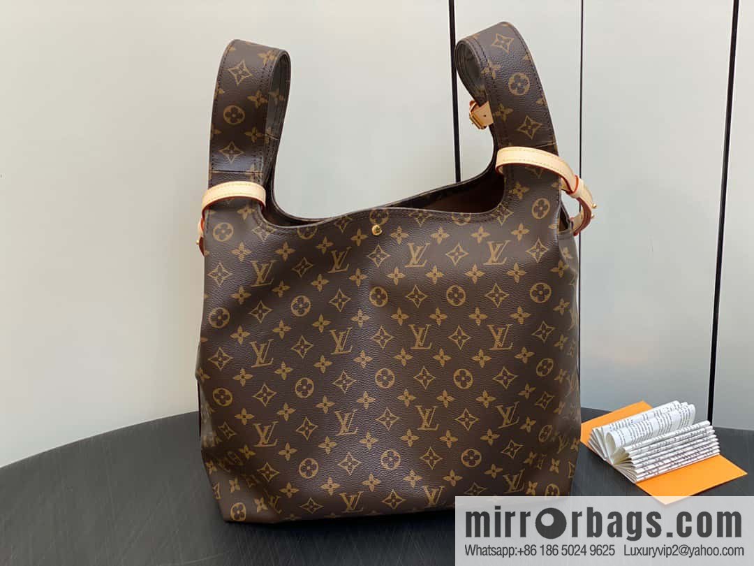 [Premium‑quality] M46817 monogram shopping bag series, new ATLANTIS large handbag in autumn and winter