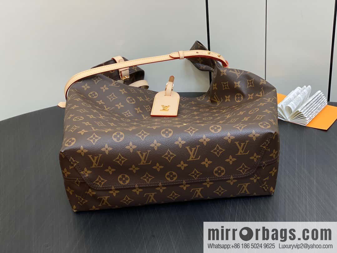 [Premium‑quality] M46817 monogram shopping bag series, new ATLANTIS large handbag in autumn and winter