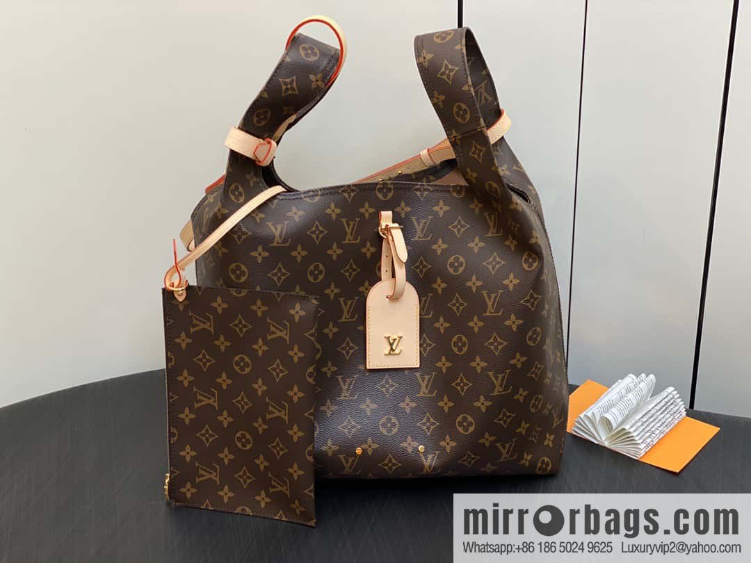 [Premium‑quality] M46817 monogram shopping bag series, new ATLANTIS large handbag in autumn and winter