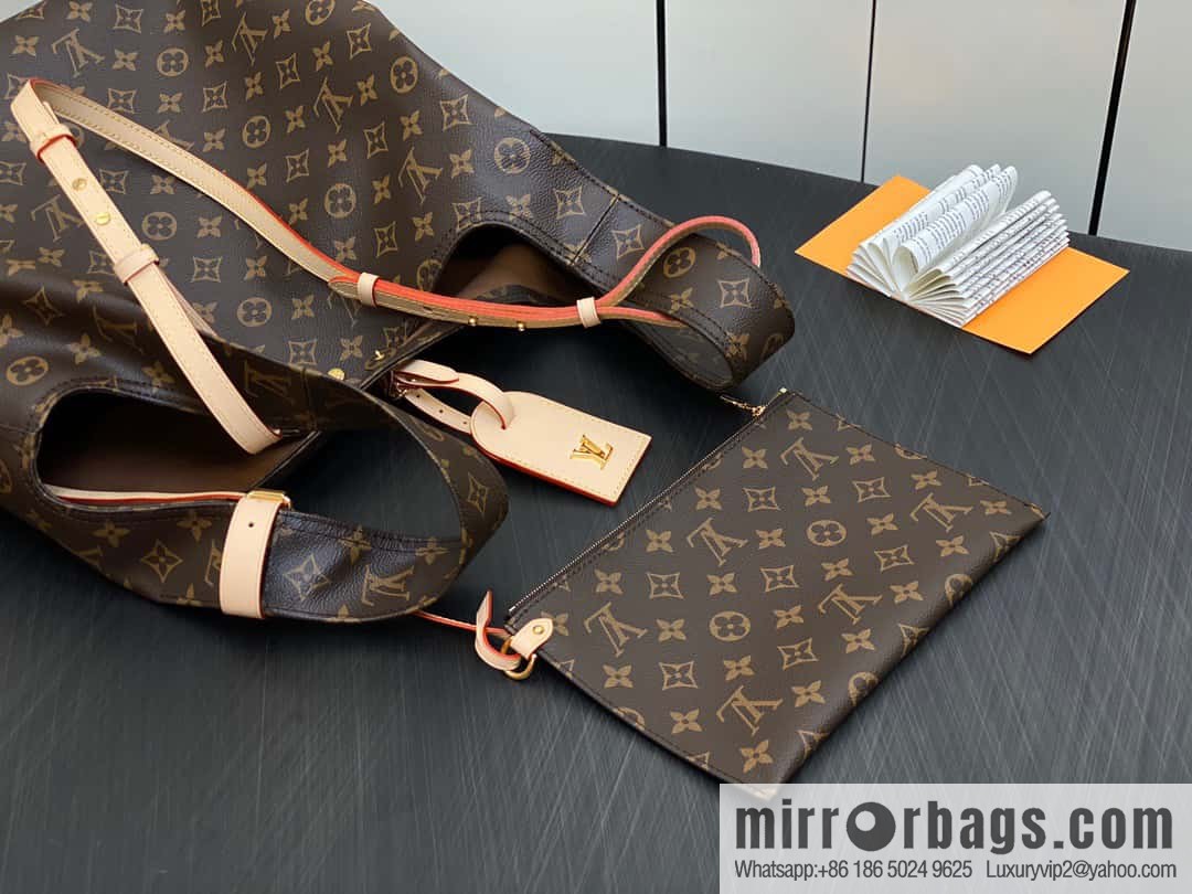 [Premium‑quality] M46817 monogram shopping bag series, new ATLANTIS large handbag in autumn and winter