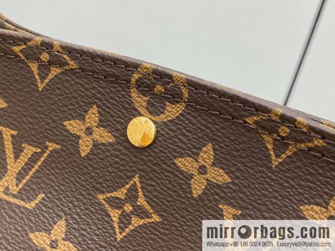 [Premium‑quality] M46817 monogram shopping bag series, new ATLANTIS large handbag in autumn and winter