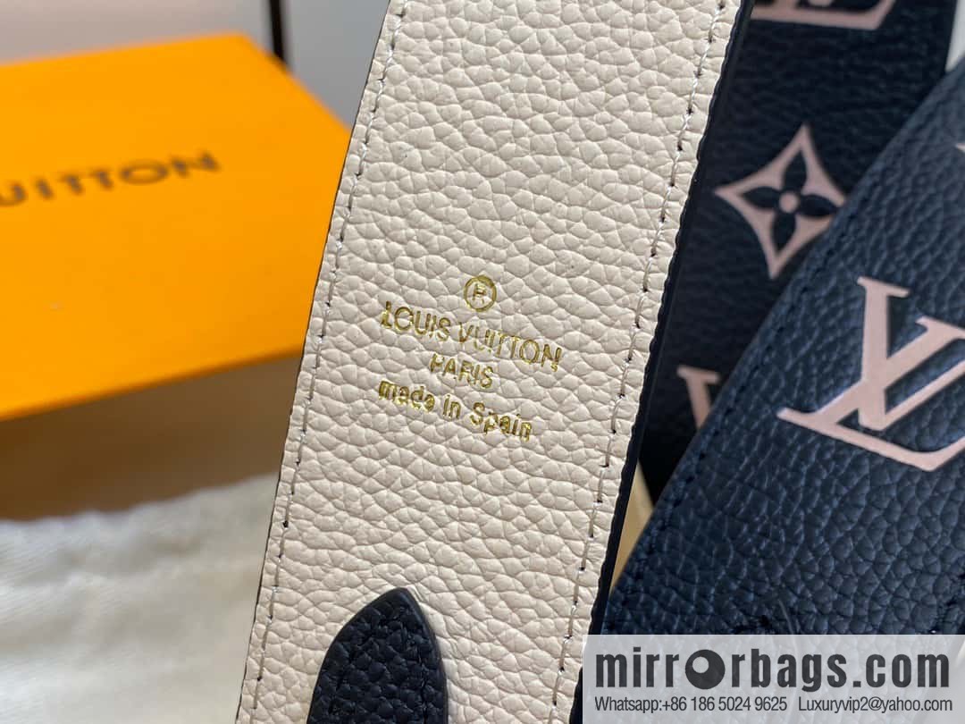 [Premium‑quality] J02520 black silk screen, full leather shoulder strap series Bandoulière shoulder strap