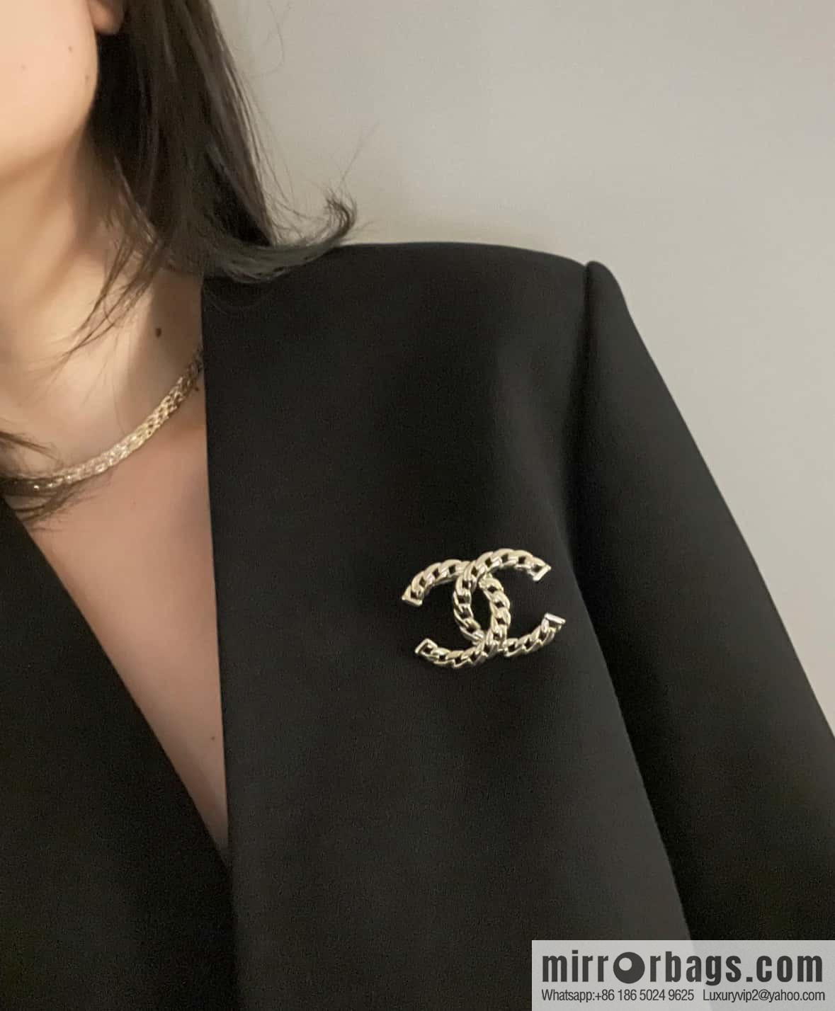 ❗️New ❗️☀️ New ☑️ Chanel double C chain ⛓️ hollow brooch ☀️