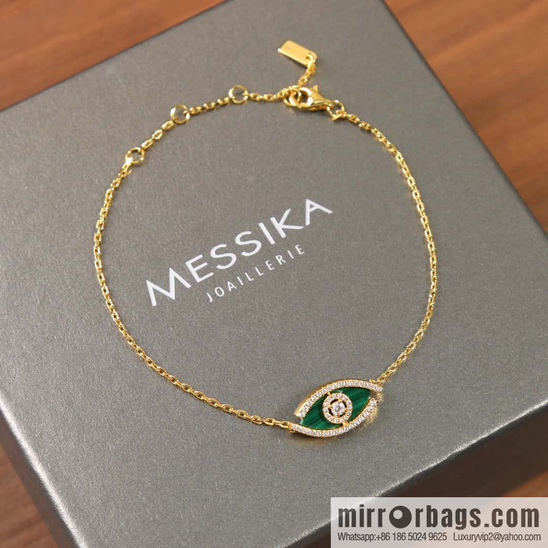 ☀️Messika LUCKY EYE malachite, turquoise lucky eye bracelet ☀️