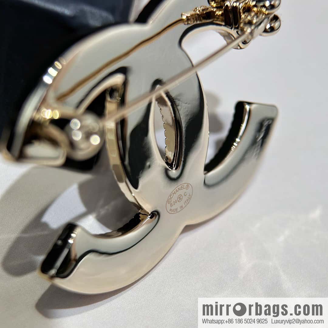 ❗️New ❗️ ☀️ New ☑️ Chanel Double C Black Oil Drop Brooch ☀️
