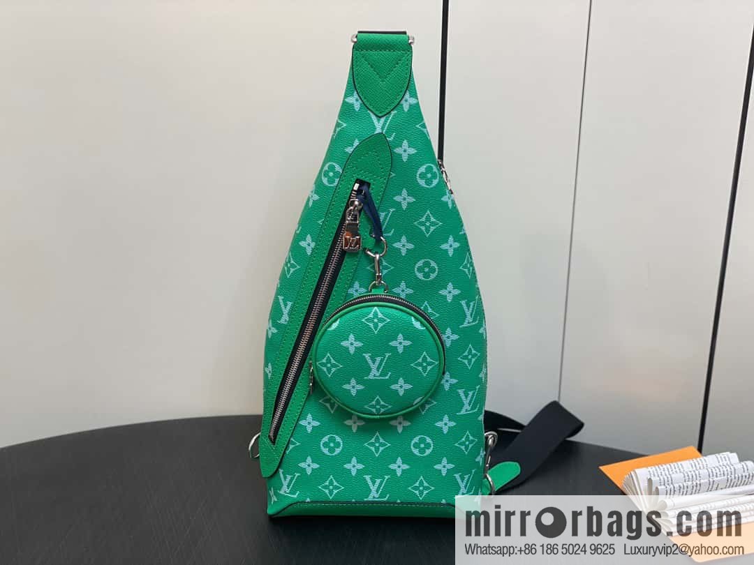 [Boutique‑grade] M31000 green M30936 men's bag breast bag series DUO shoulder bag