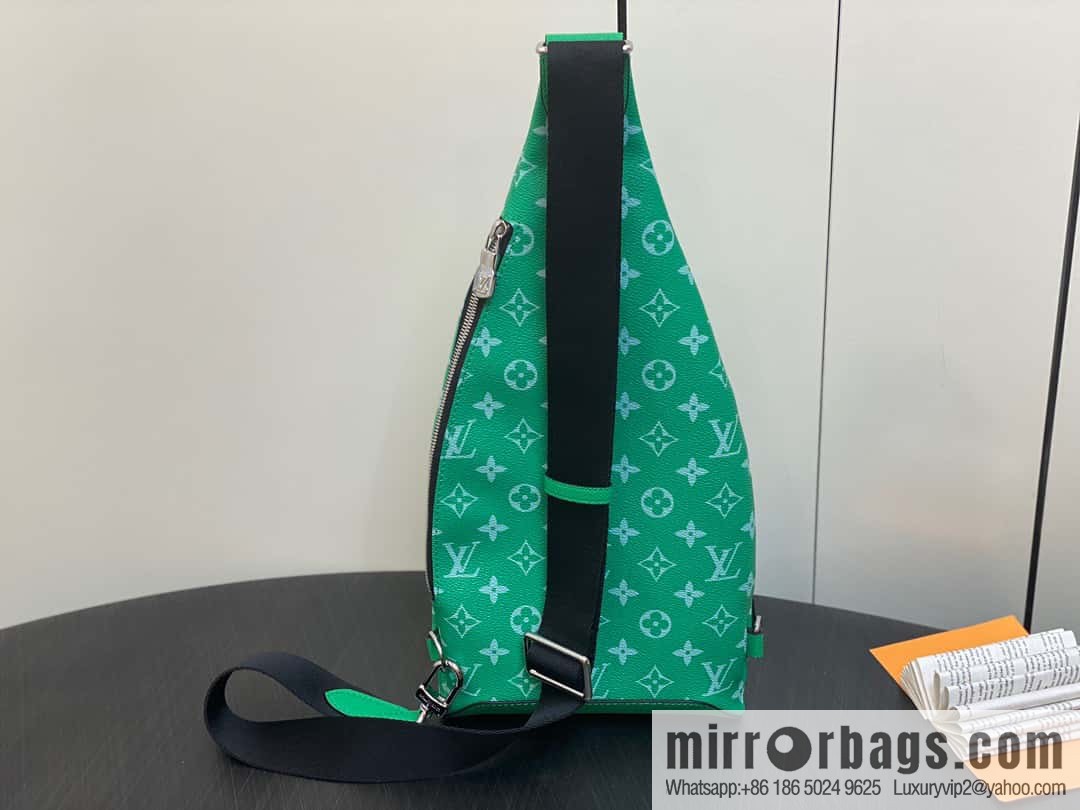 [Boutique‑grade] M31000 green M30936 men's bag breast bag series DUO shoulder bag