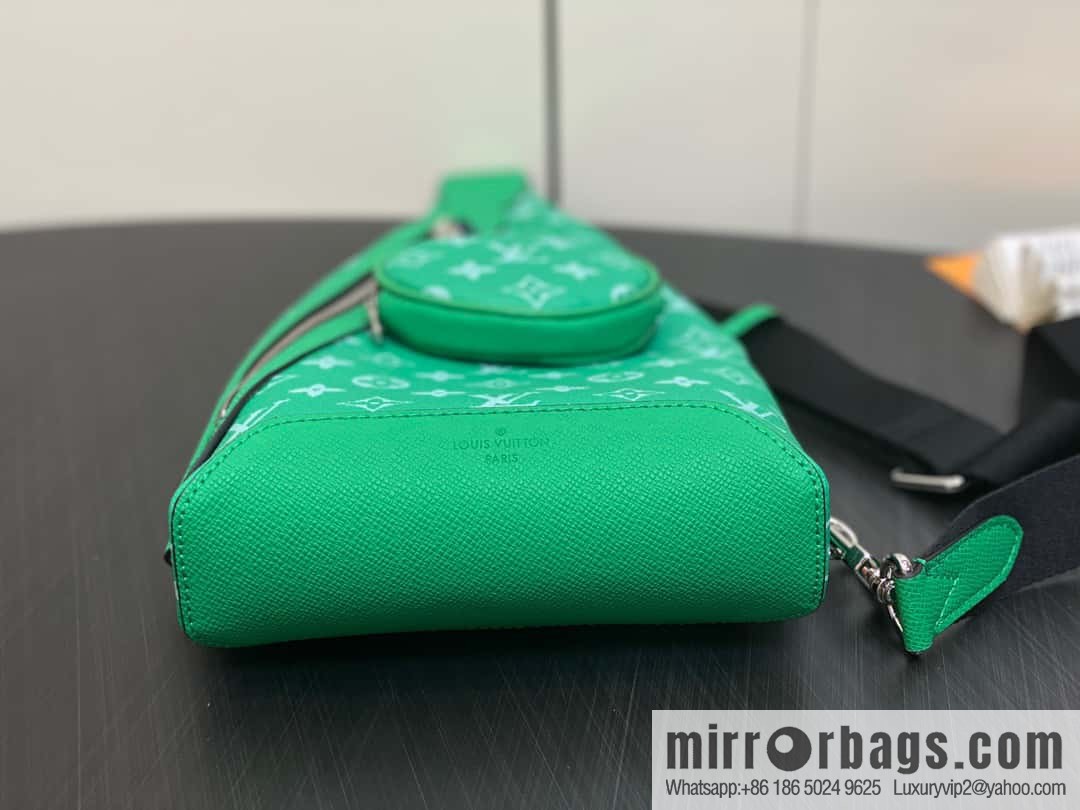 [Boutique‑grade] M31000 green M30936 men's bag breast bag series DUO shoulder bag