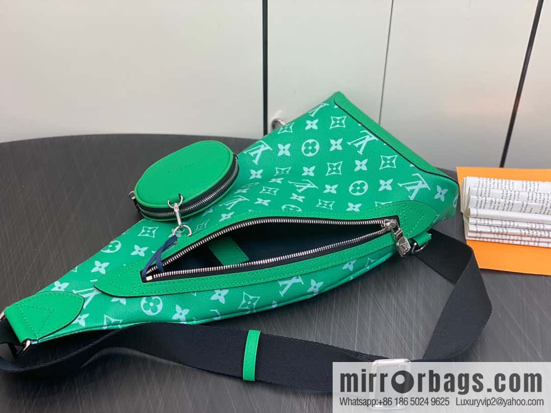 [Boutique‑grade] M31000 green M30936 men's bag breast bag series DUO shoulder bag