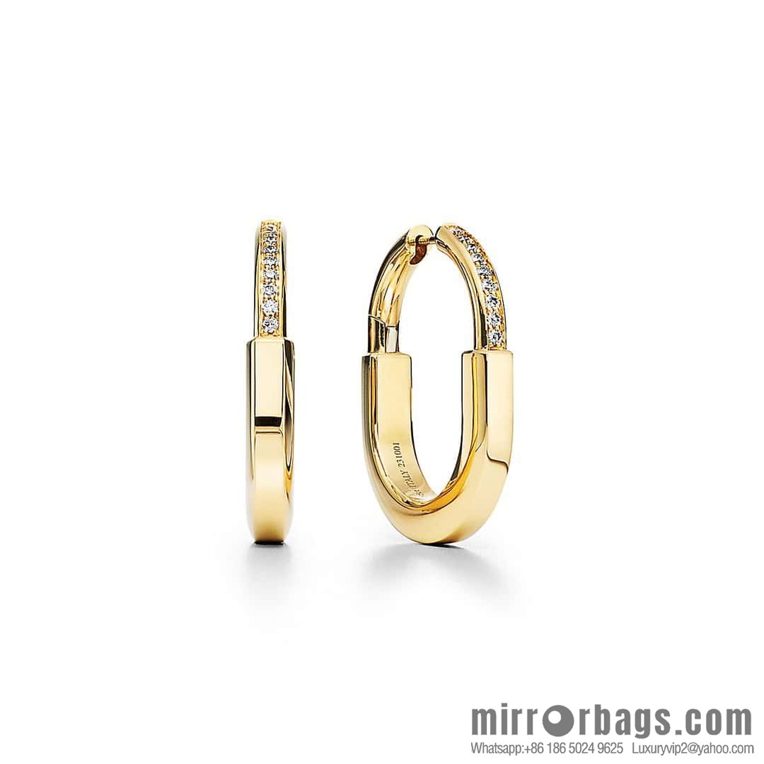 ☀️Tiffany Lock Half Diamond Lock Earrings ☀️ Tiffany & co Tiffany Lock Collection