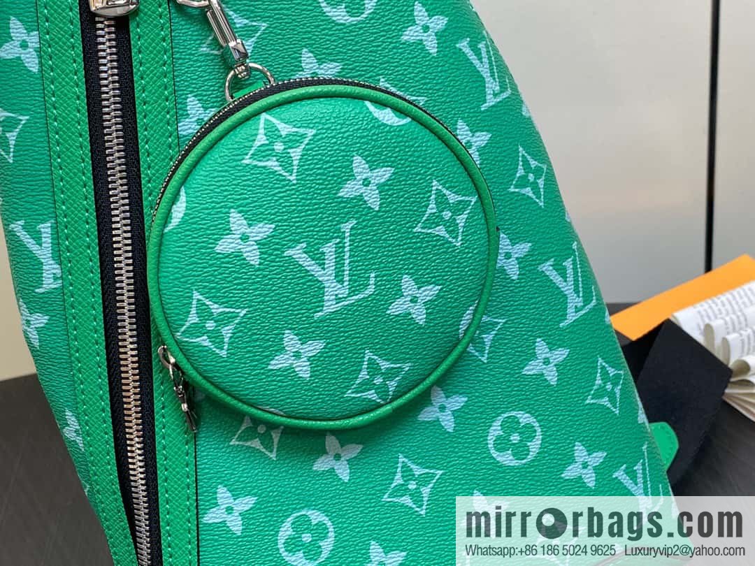 [Boutique‑grade] M31000 green M30936 men's bag breast bag series DUO shoulder bag