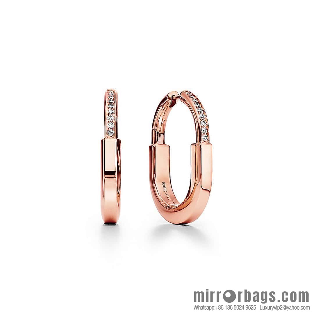 ☀️Tiffany Lock Half Diamond Lock Earrings ☀️ Tiffany & co Tiffany Lock Collection