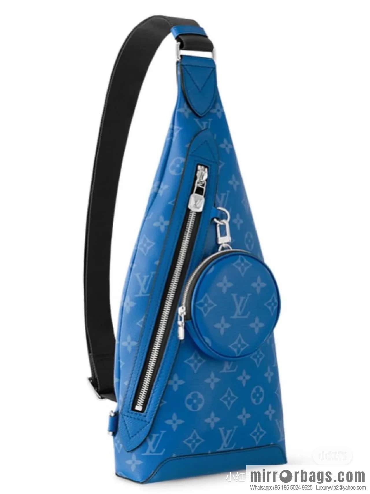 [Boutique‑grade] M31075 blue M30936 men's bag breast bag series DUO shoulder bag