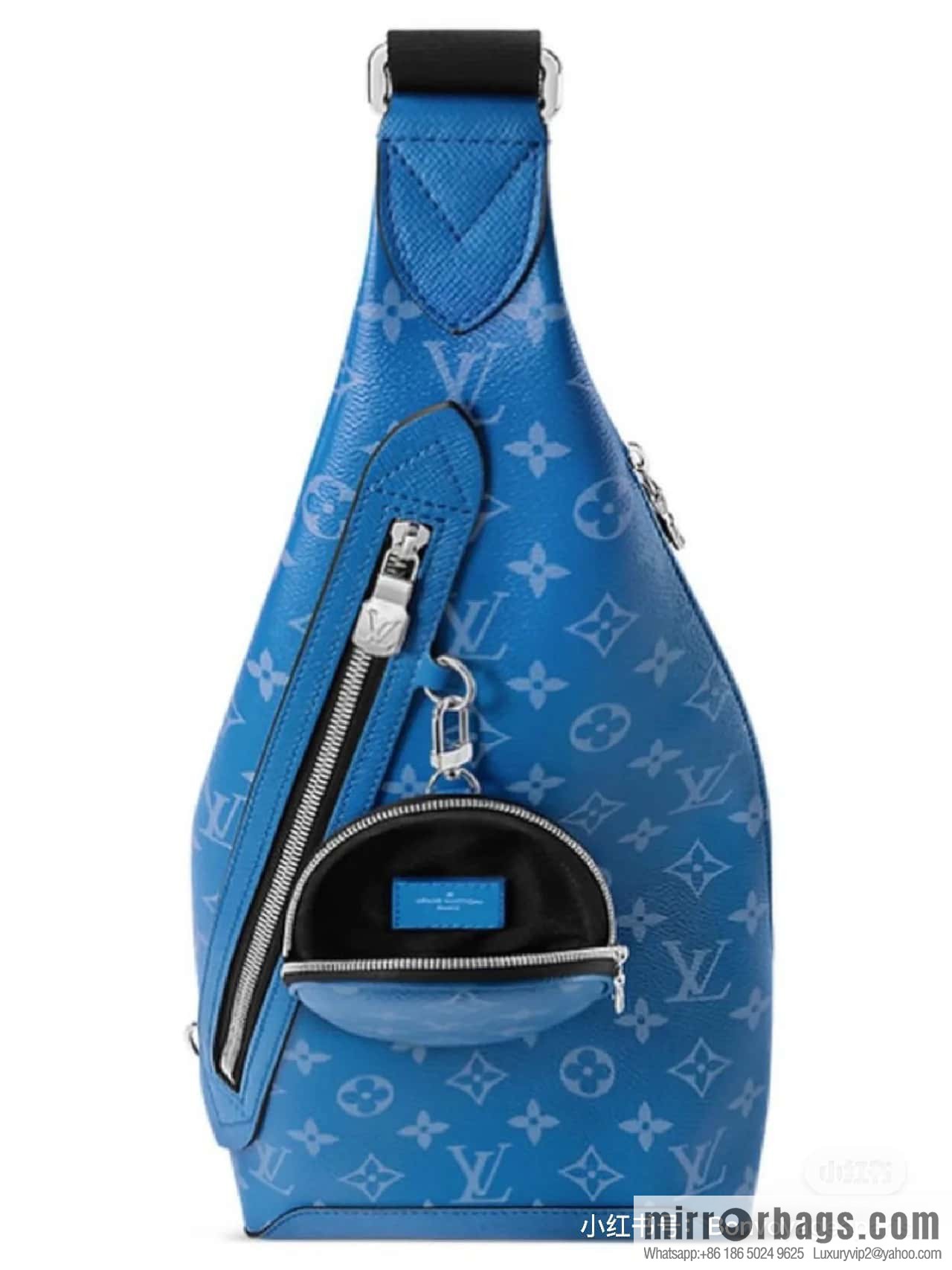 [Boutique‑grade] M31075 blue M30936 men's bag breast bag series DUO shoulder bag
