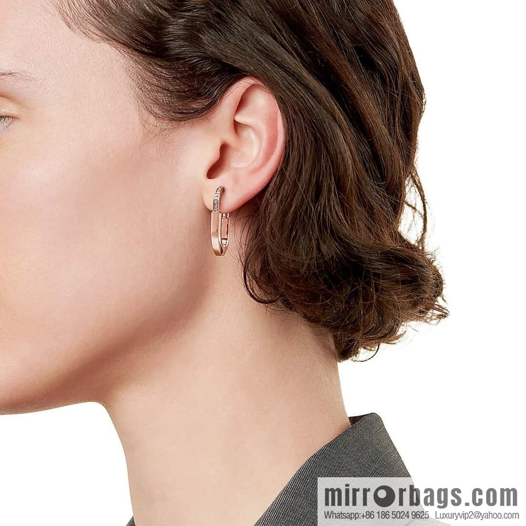☀️Tiffany Lock Half Diamond Lock Earrings ☀️ Tiffany & co Tiffany Lock Collection