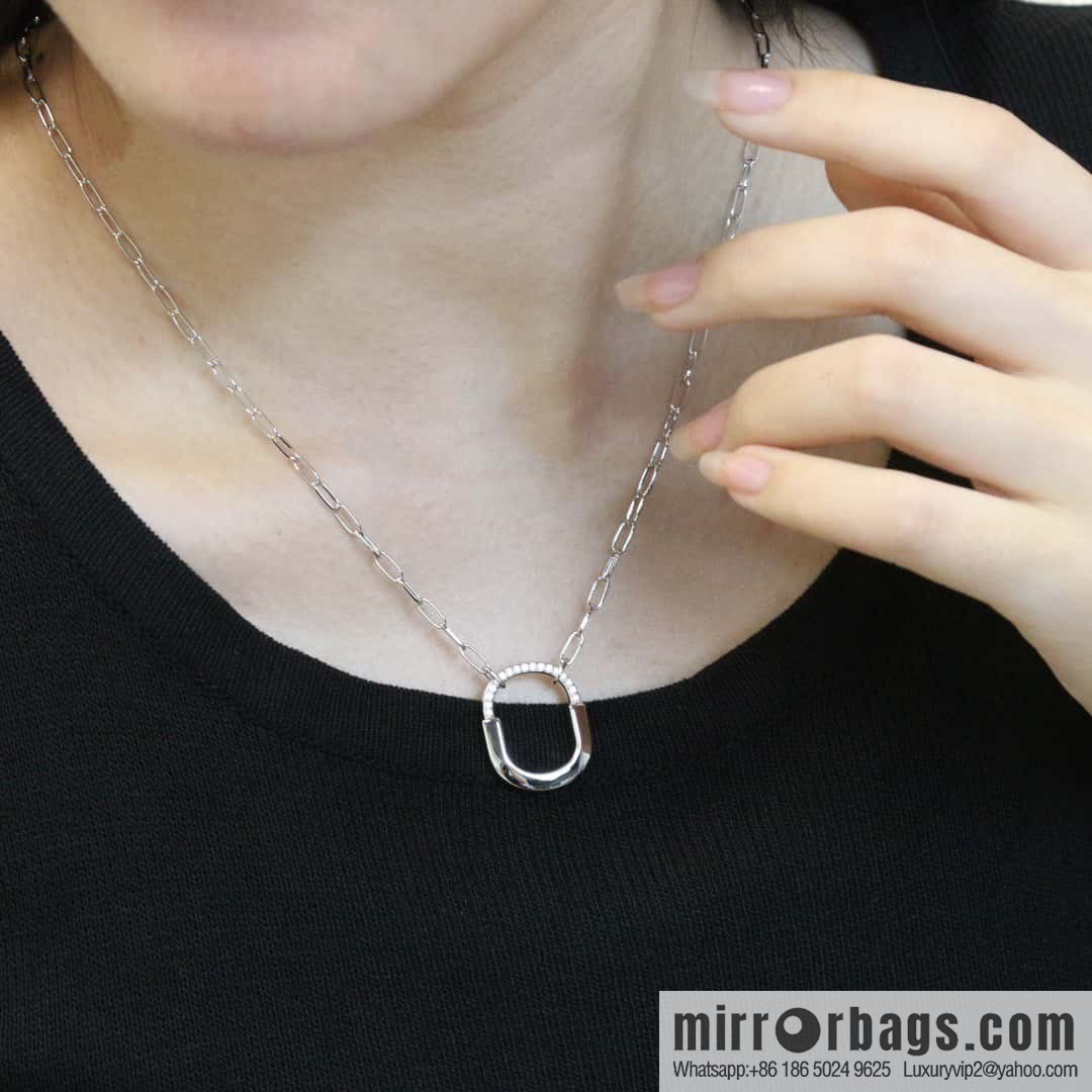☀️Tiffany Lock Half Diamond Lock Head Necklace ☀️ Tiffany & co Tiffany Lock Collection