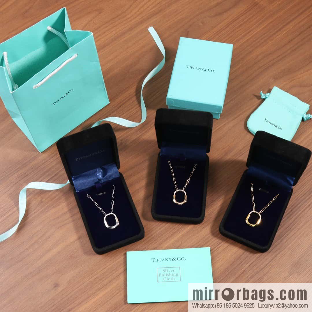 ☀️Tiffany Lock Half Diamond Lock Head Necklace ☀️ Tiffany & co Tiffany Lock Collection