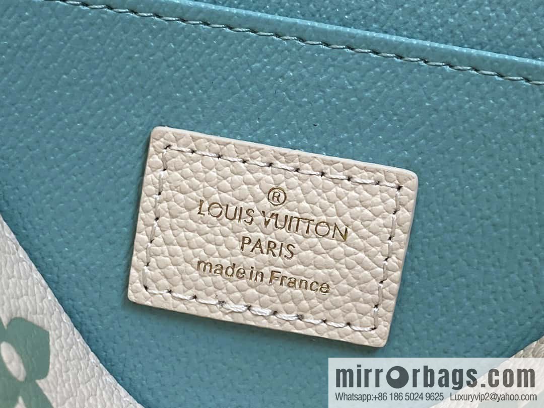 [Premium‑quality] M24378 silk screen green, full leather pouch series By The Pool pouch