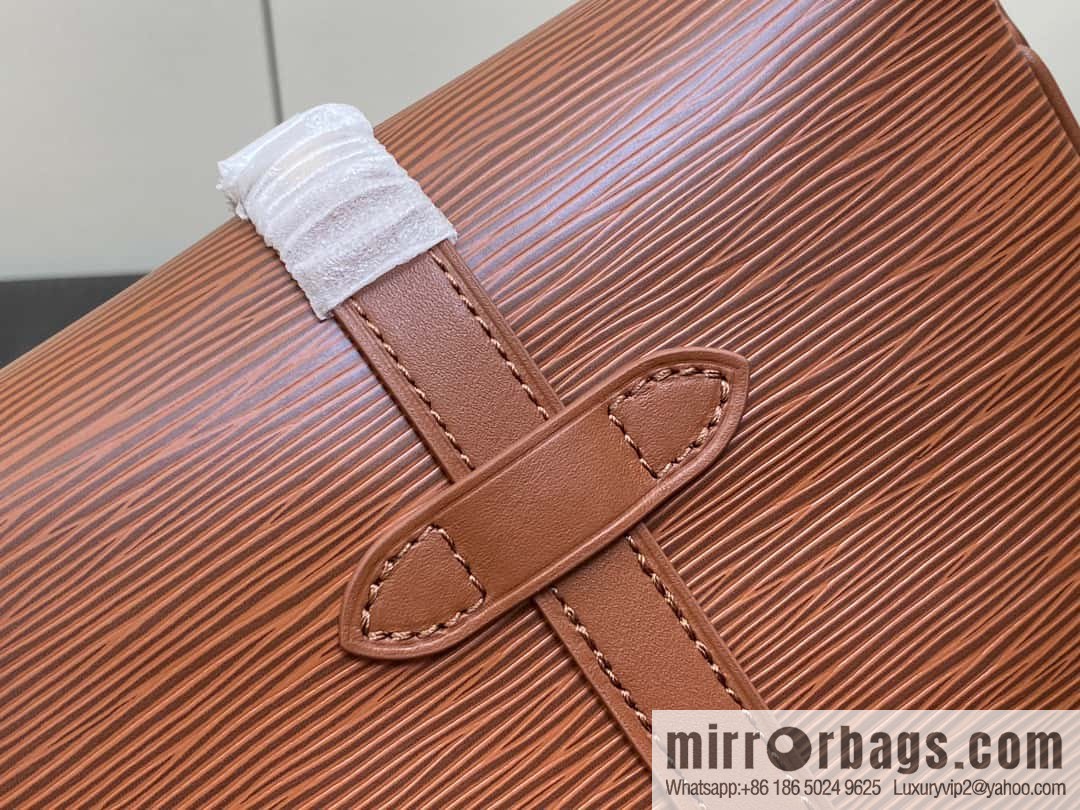 [Boutique‑grade] M23470 dark brown M23471 caramel M23469 epi saddle bag series SAUMUR BB handbag