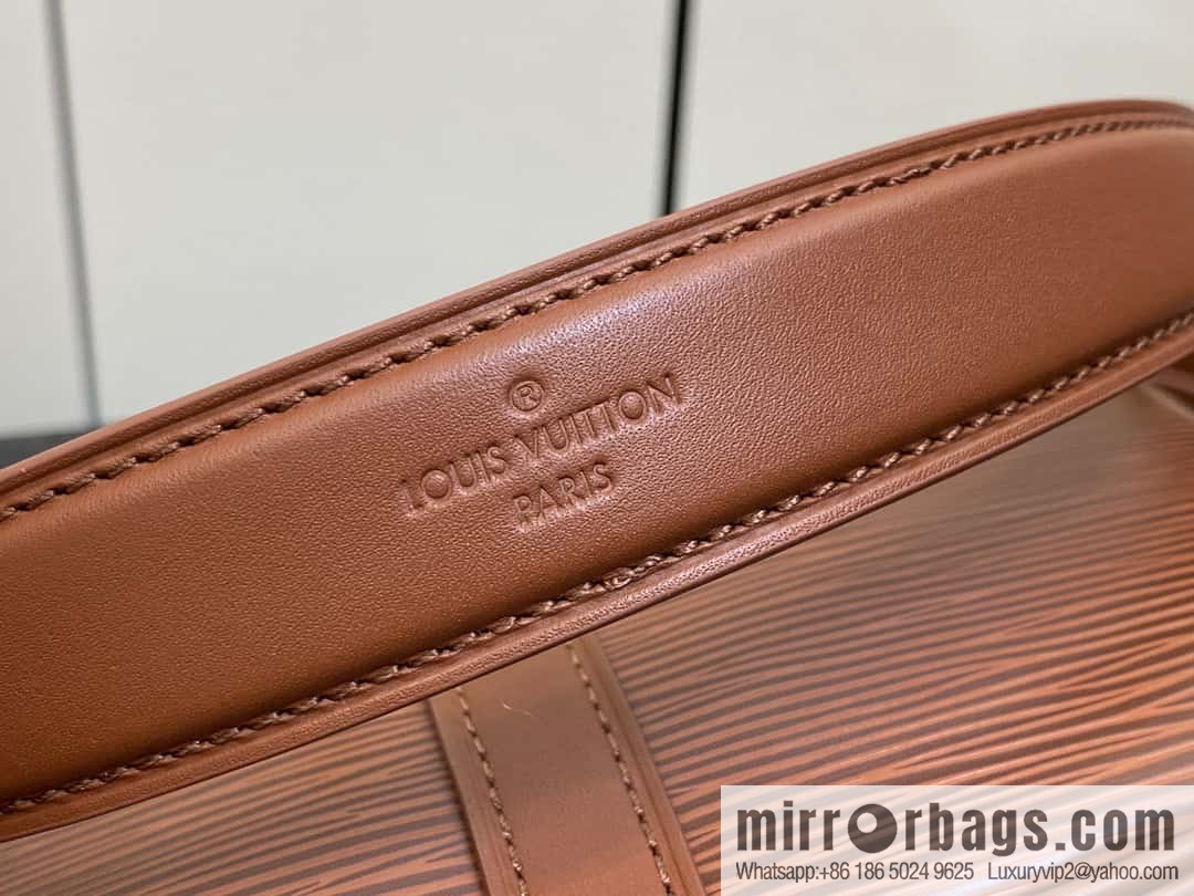 [Boutique‑grade] M23470 dark brown M23471 caramel M23469 epi saddle bag series SAUMUR BB handbag