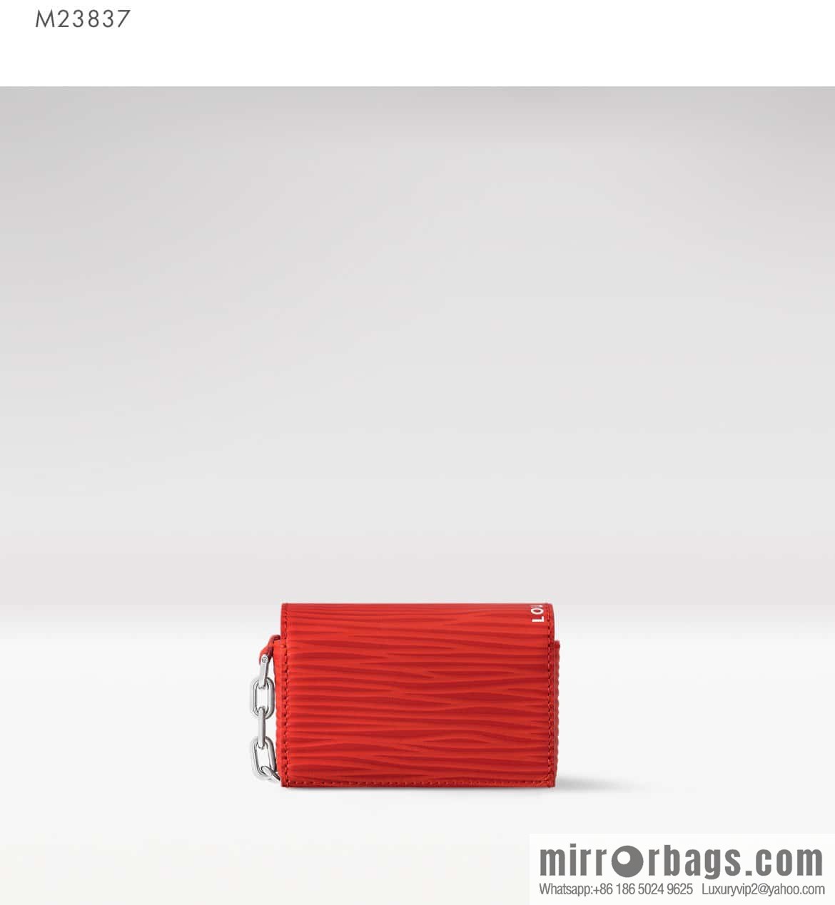 [Boutique‑grade] M23837 red full leather epi mini men's bag, tip bag micro steamer handbag