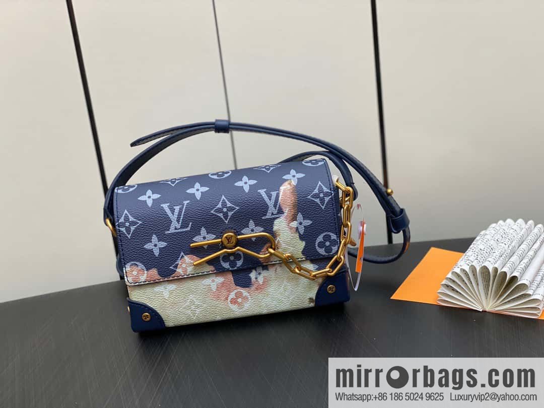 [Boutique‑grade] M82900 blue flame, men's bag messenger bag series, new Steamer series messenger bag