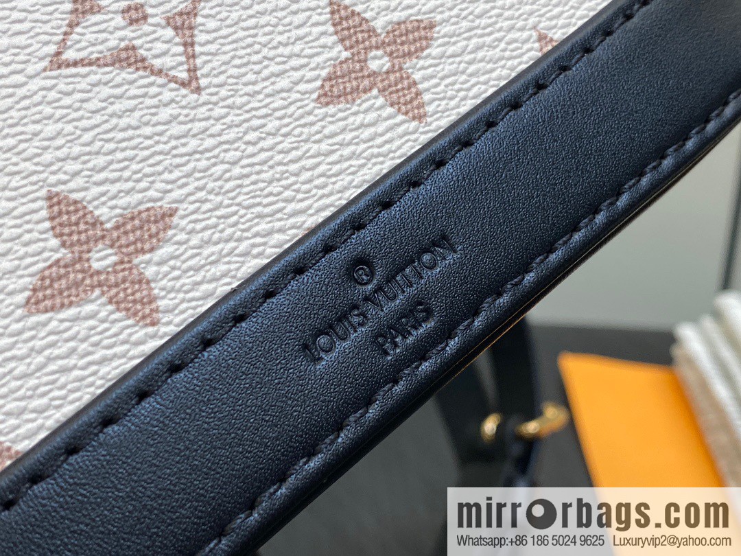 [Premium‑quality] M82717 white flower mini shell bag series New launch Nano Alma handbag