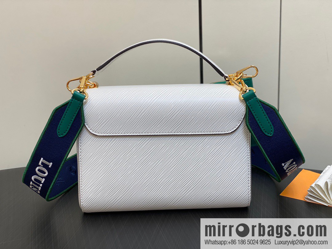 [Boutique‑grade] M23514 white epi Twist series TWIST medium handbag