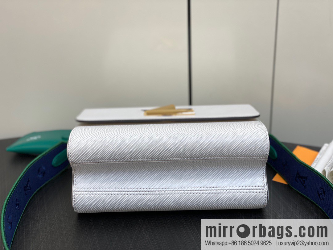 [Boutique‑grade] M23514 white epi Twist series TWIST medium handbag