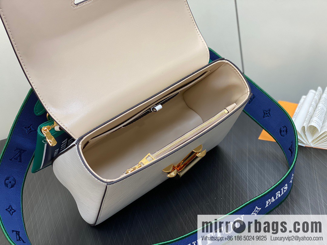 [Boutique‑grade] M23514 white epi Twist series TWIST medium handbag