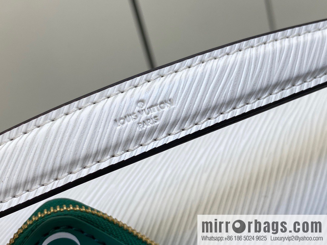 [Boutique‑grade] M23514 white epi Twist series TWIST medium handbag