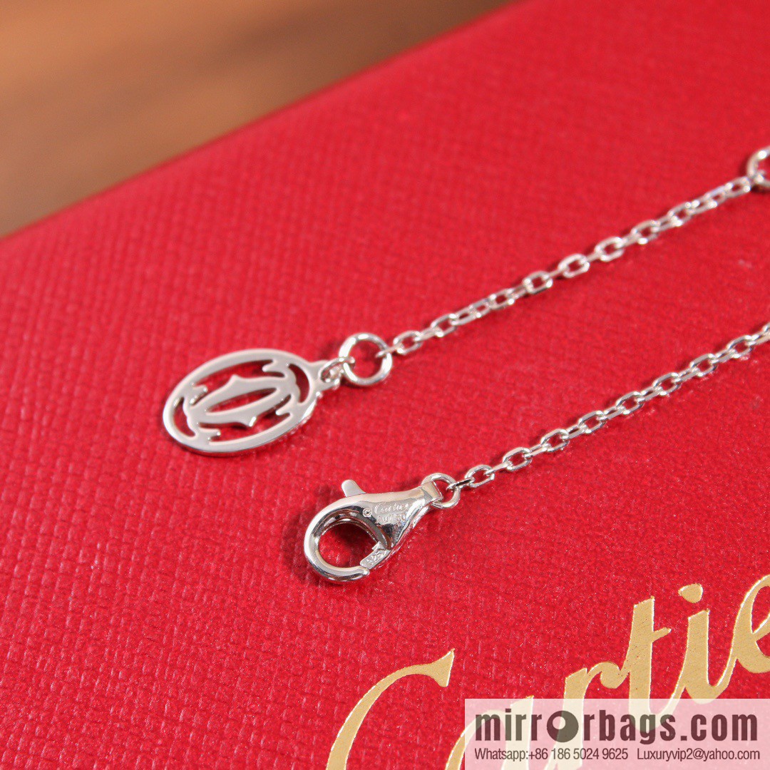 ☀️Delivery of a full set of Cartier genuine packaging ☀️ Cartier single diamond twist necklace  ☀️