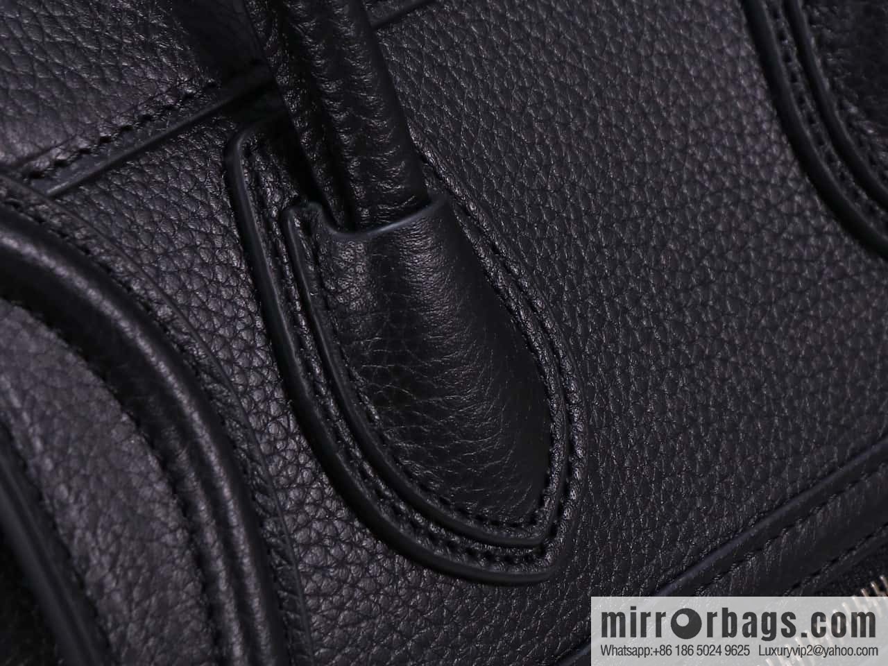 [Premium quality, all-steel hardware] Celine nano Luggage smiley face bag, model 168243