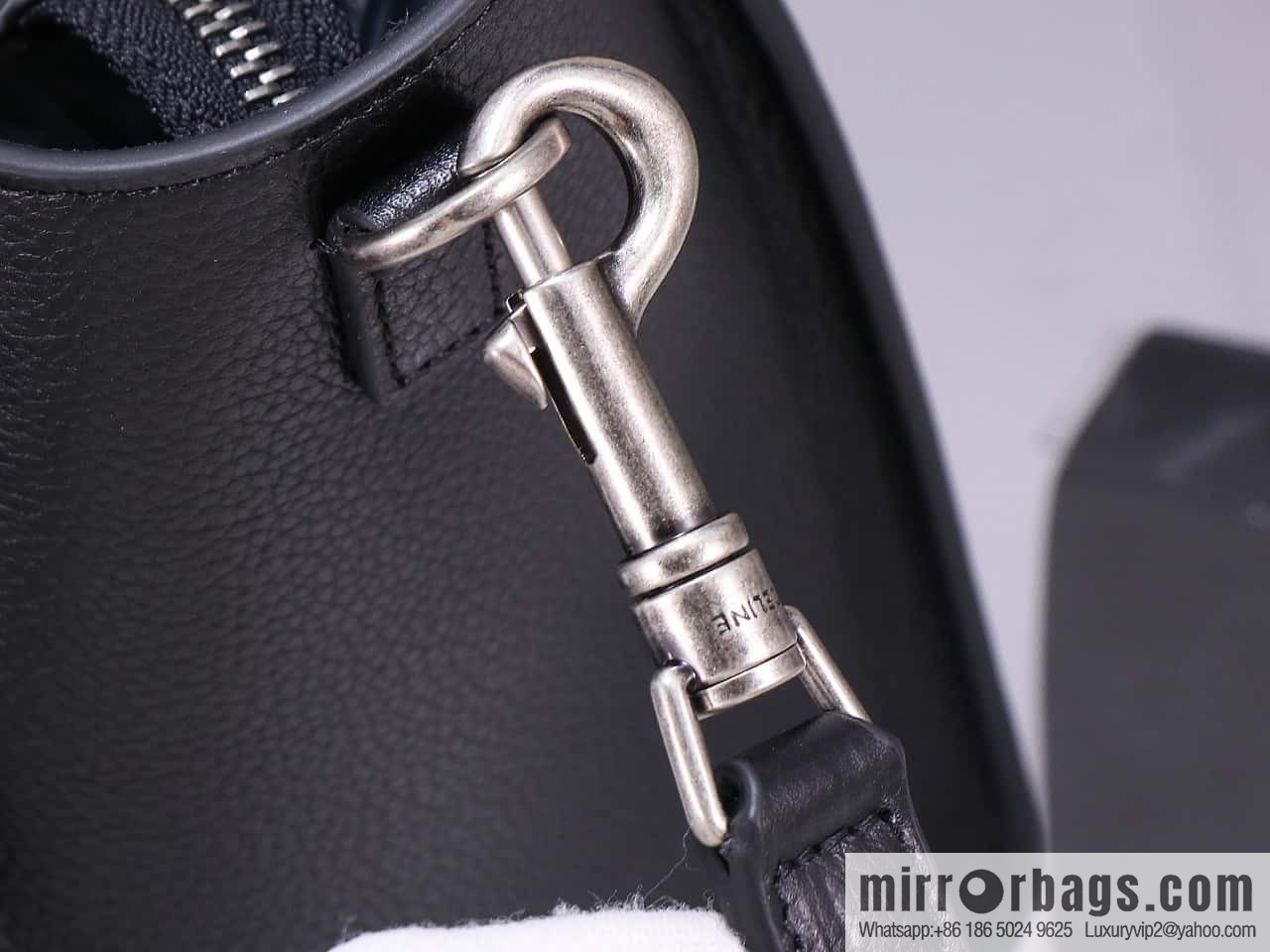 [Premium quality, all-steel hardware] Celine nano Luggage smiley face bag, model 168243